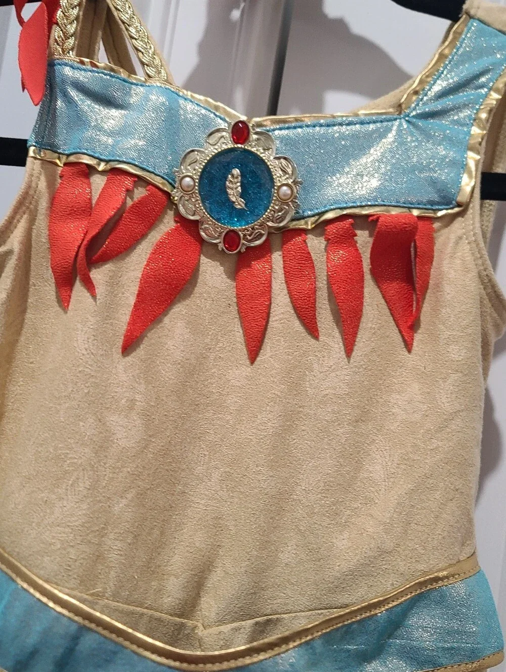 Disney Store Pocahontas Costume Dress Up Dress Size 3